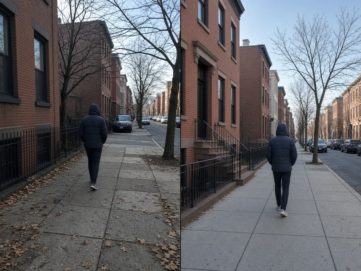Comparison concept showing how detection tools evaluate realistic photos
